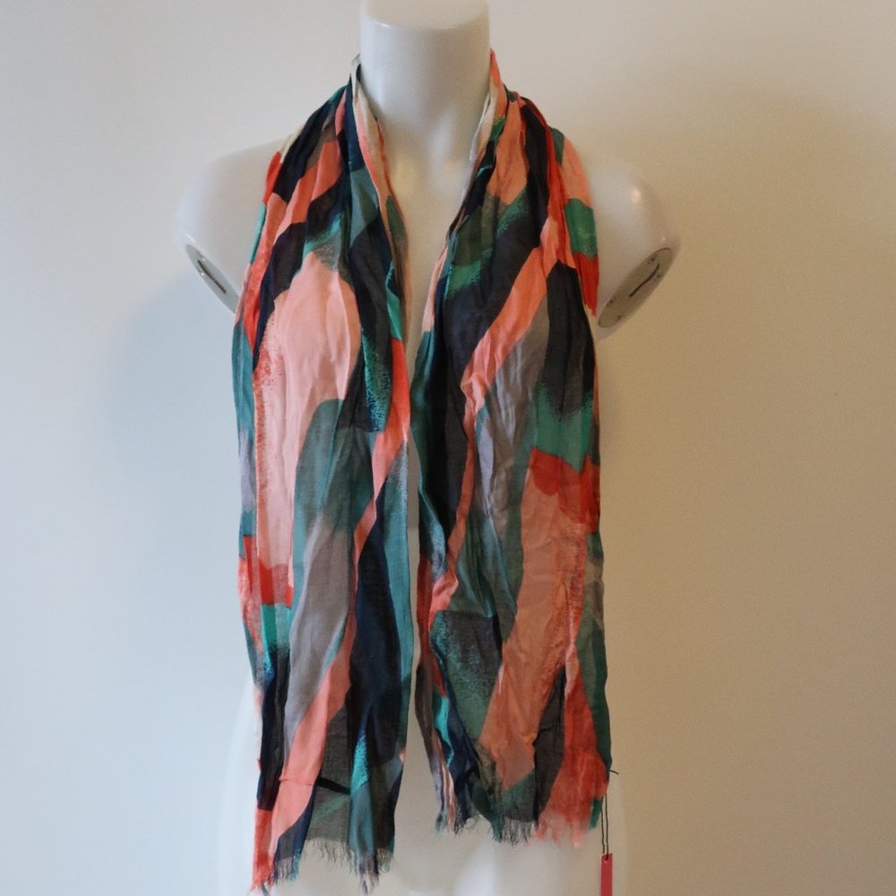 NWT JULES SMITH MULTI COLOR SCARF *